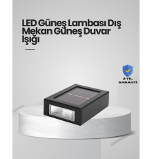 Güneş Enerjili LED Duvar Aydınlatması