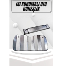Güneşlik Koruyucu Perde Metalize Oto Araç Araba Güneşliği Ön Cam Güneşliği