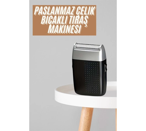 Günlük Sakal Tıraşına Uygun Tıraş Makinesi Elektrikli Şarj Edilebilir Günlük Sakal Tıraşına Uygun Tıraş Makinesi Elektrikli Şarj Edilebilir