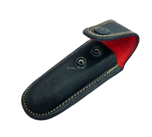 Hakiki Deri Çakı Kılıfı No:3 - 13 Cm, Kemerlikli