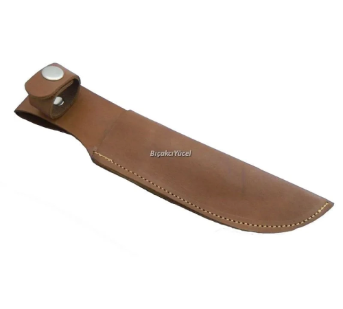 Hakiki Deri Uzun Bıçak Kılıfı 27 Cm, Kemerlikli Hakiki Deri Uzun Bıçak Kılıfı 27 Cm, Kemerlikli