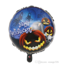 Happy Halloween Balkabağı Folyo Balon 18 İnç