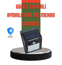 Hareket Sensörlü Güneş Enerjili Dış Mekan LED Lamba 100/144 LED