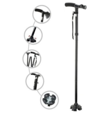 Hareketli Led Işıklı Katlanır Baston