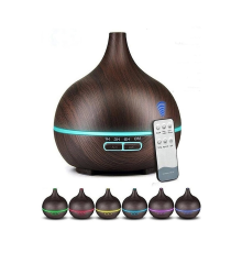 Hava Nemlendirici 7 Led Işıklı Aromatik Oda Kokusu 550 Ml Kahve Aroma Difüzörü Buhar Makinası