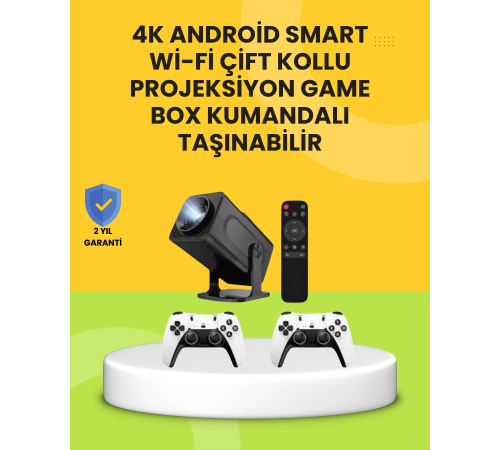 HCS350pro Android 11 İşletim Sistemli Mini Projektör