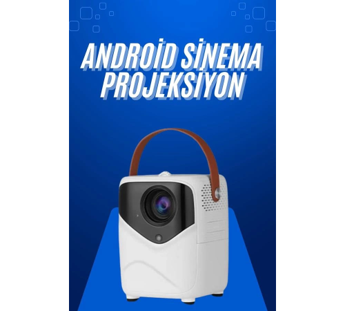 HD Ayaklı Portatif Projeksiyon Cihazı Android İşlemcili Sinema Projektörü HD Ayaklı Portatif Projeksiyon Cihazı Android İşlemcili Sinema Projektörü