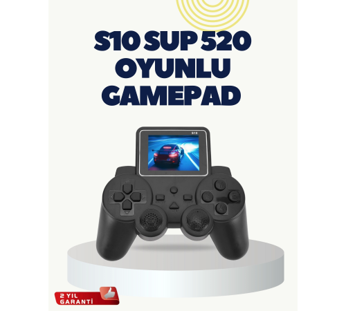 HDMI Destekli S10 Gamepad 520 Oyunlu TV’ye Bağlanabilir Atari 2025 Model