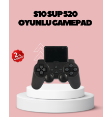 HDMI TV Bağlantılı Orijinal S10 Gamepad 520 Oyunlu 2025 Seri Oyun Konsolu