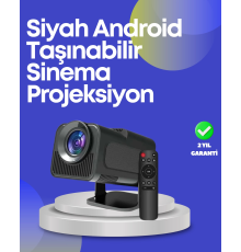 HDMI, USB ve Kulaklık Girişli Çoklu Bağlantı Seçenekli Projektör