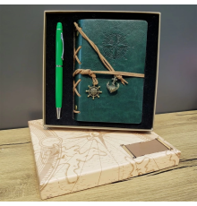 Hediyelik Defter Kalem Kutulu Set