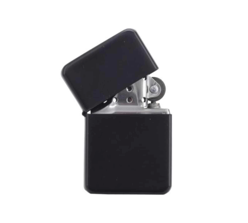 Hediyelik Zarif Zippo Model Siyah Benzinli Çakmak