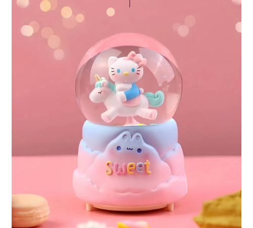 Hello Kitty İçi Dönmeli Püskürtmeli Işıklı Müzikli Kar Küresi Büyük Boy Alk3036 Hello Kitty İçi Dönmeli Püskürtmeli Işıklı Müzikli Kar Küresi Büyük Boy Alk3036
