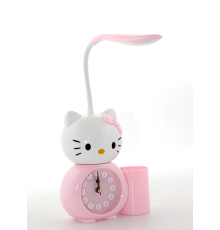 Hello Kitty Masa Lambası Saat Ve Kalemlik Alk2584