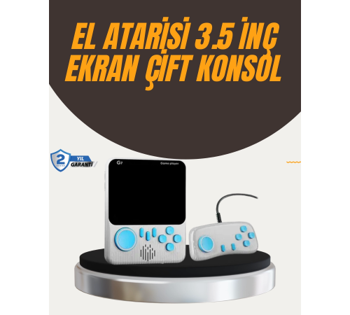 İki Kişilik Oyun Deneyimi Sunan Taşınabilir Retro Konsol