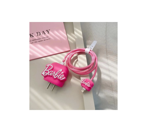 İphone 18w/20w Uyumlu Barbie Şarj Kılıfı, Şarj Kablosu Örme Aparatı, Toparlayıcı İphone 18w/20w Uyumlu Barbie Şarj Kılıfı, Şarj Kablosu Örme Aparatı, Toparlayıcı