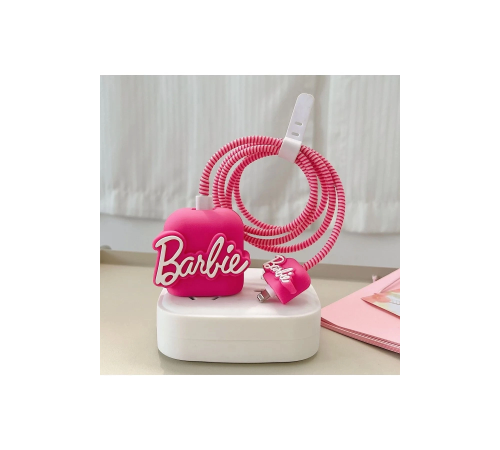 İphone 18w/20w Uyumlu Barbie Şarj Kılıfı, Şarj Kablosu Örme Aparatı, Toparlayıcı İphone 18w/20w Uyumlu Barbie Şarj Kılıfı, Şarj Kablosu Örme Aparatı, Toparlayıcı