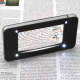 İphone Şekli Led Işıkları Ile Led Aydınlatmalı,3x5x,okuma Büyüteç