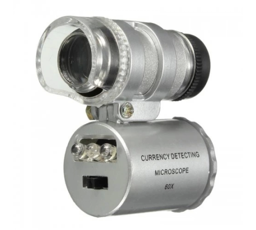 Iphone5 Için Uyumlu Kapaklı Lens Mikroskop Taşınabilir Mini Cep Boyutu Led Mikroskop No.9882ip5ii