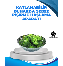 Isıya Dayanıklı, Tüm Tencere Boylarına Uyumlu Sebze Sepeti – Bulaşık Makinesi Güvenli
