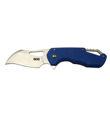 İsonzo 1396bl Mavi Kamp Çakı 18cm - Yarı Otomatik, Kemerlikli, Kutulu
