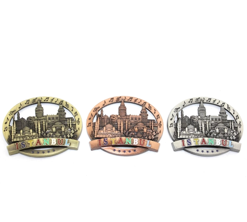 İstanbul Temalı Metal Magnet Alk3329 İstanbul Temalı Metal Magnet Alk3329