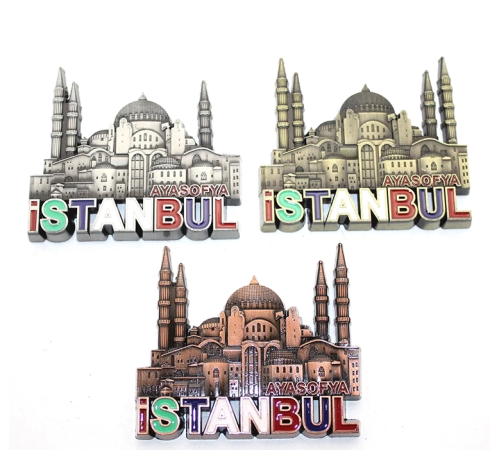 İstanbul Temalı Metal Magnet Alk3342 İstanbul Temalı Metal Magnet Alk3342