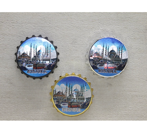 İstanbul Temalı Metal Magnet Alk4339