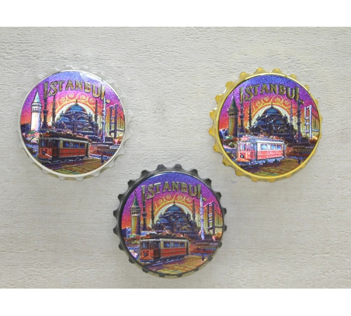 İstanbul Temalı Metal Magnet Alk4340 İstanbul Temalı Metal Magnet Alk4340
