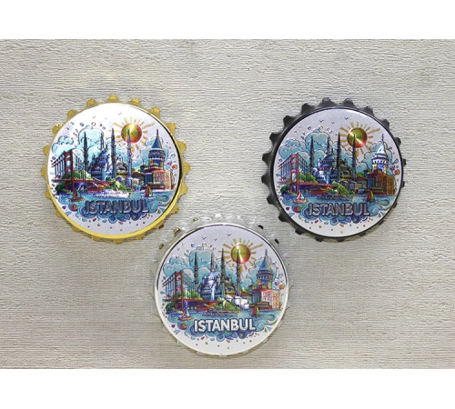 İstanbul Temalı Metal Magnet Alk4341