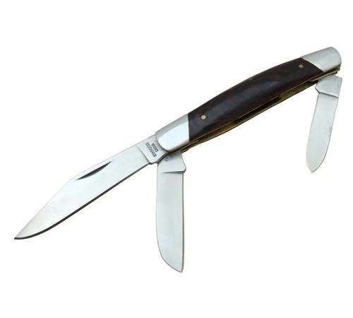 K-15 Falkon Üç Ağızlı / Üçlü Çakı 18 Cm - Ahşap Saplı, Manuel
