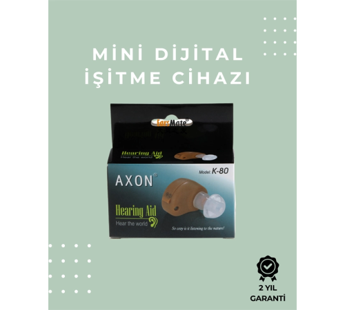 K80 Kulak İçi Mini İşitme Cihazı – Gürültü Azaltma, Net İnsan Sesi, Günlük Kullanıma Uygun K80 Kulak İçi Mini İşitme Cihazı – Gürültü Azaltma, Net İnsan Sesi, Günlük Kullanıma Uygun