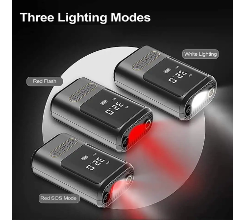Ka-760 Kablosuz Oto Araç Mini 4000mah 150 Psı Işıklı Oto Hava Kompresörü Ka-760 Kablosuz Oto Araç Mini 4000mah 150 Psı Işıklı Oto Hava Kompresörü
