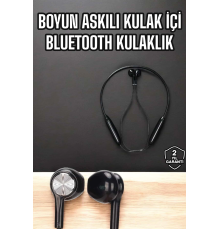 Kablolu Boyun Askılı Dijital Göstergeli Bluetooth Kulaklığı 60 Saat