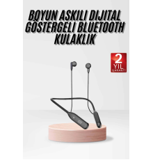Kablolu Kulak İçi Bluetooth Kulaklık 100 Saat ANC Özellikli Boyun Bantlı