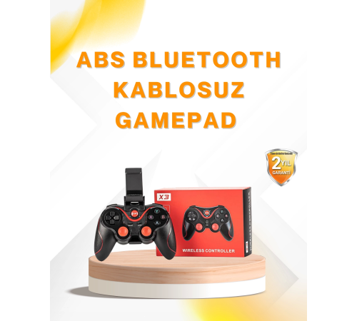Kablosuz Bluetooth Gamepad PC Android TV Uyumlu Oyun Kumandası