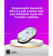 Kablosuz Manyetik Montajlı Araba İçin 7 Renkli Ambiyans Işığı Seti