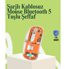 Kablosuz, Sessiz, Ergonomik ve Şarjlı Fare - Gelişmiş Çoklu Cihaz Desteği