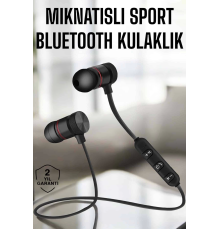 Kablosuz Sport Mıknatıslı Mikrofonlu Kulak İçi Kulaklık