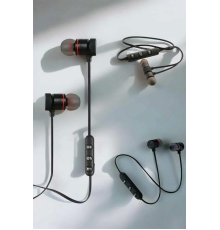 Kablosuz Sport Mıknatıslı Mikrofonlu Kulak İçi Kulaklık