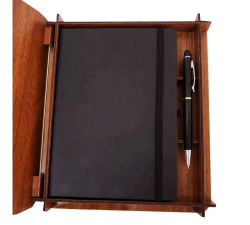 Kalem Ve Termo Deri Defter Set