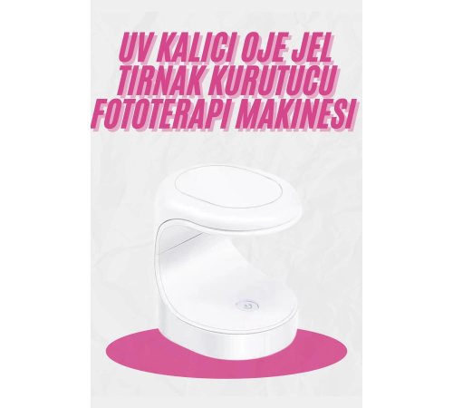 Kalıcı Oje Kurutucu Mini UV Işınlı Taşınabilir Hızlı ve Pratik Oje Kurutucu