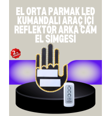 A Kalite Uzaktan Kumandalı LED Park Uyarı Işığı El Figürlü Model