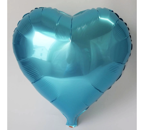 Kalp Balon Folyo Açık Mavi 45 Cm 18 İnç Kalp Balon Folyo Açık Mavi 45 Cm 18 İnç