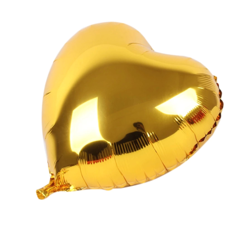 Kalp Balon Folyo Sarı 45 Cm 18 İnç Kalp Balon Folyo Sarı 45 Cm 18 İnç