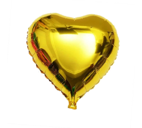 Kalp Balon Folyo Sarı 60 Cm 24 İnç Kalp Balon Folyo Sarı 60 Cm 24 İnç