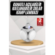 Kamp Lambası Güneş Enerjili Solar 5 Kanatlı Katlanır Lamba Karavan