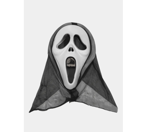 Kapşonlu Çığlık Maskesi Scream Maskesi - Hayalet Maskesi 33x21 Cm Kapşonlu Çığlık Maskesi Scream Maskesi - Hayalet Maskesi 33x21 Cm
