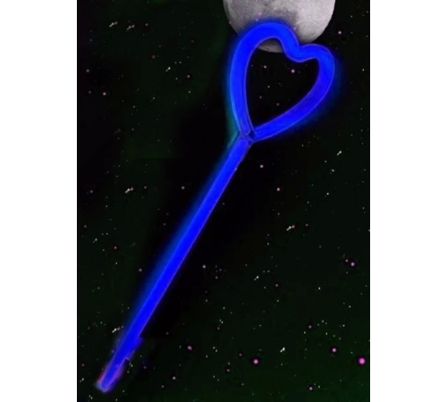 Karanlıkta Yanan Glow Partisi Kalp Şekilli Asa Sopa 6 Renk 6 Adet Karanlıkta Yanan Glow Partisi Kalp Şekilli Asa Sopa 6 Renk 6 Adet