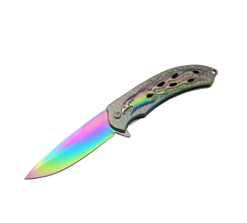 Kartal Rainbowi Tk 21 Cm Kamp / Outdoor Çakı - Yarı Otomatik, Kemerlikli, Kutulu Kartal Rainbowi Tk 21 Cm Kamp / Outdoor Çakı - Yarı Otomatik, Kemerlikli, Kutulu